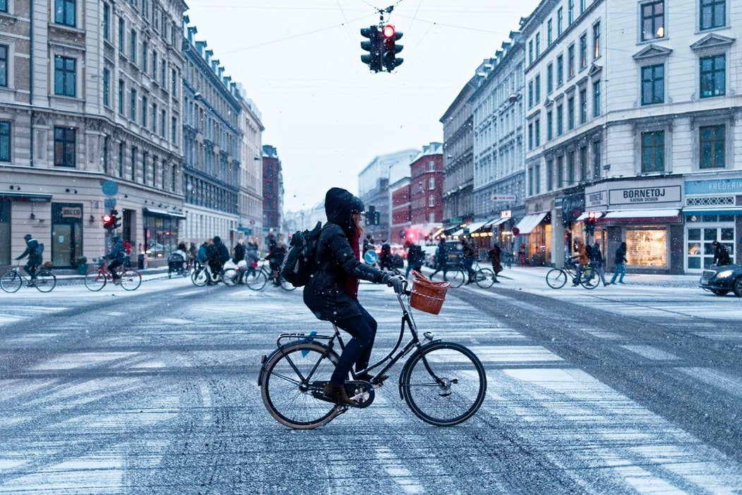 как да караме колело в студено време