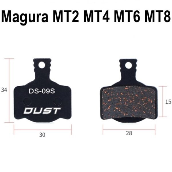 ЧИФТ НАКЛАДКИ ЗА ДИСКОВИ СПИРАЧКИ MAGURA MT2 / MT4 / MT6 / MT8 С МЕДНИ ВЛАКНА