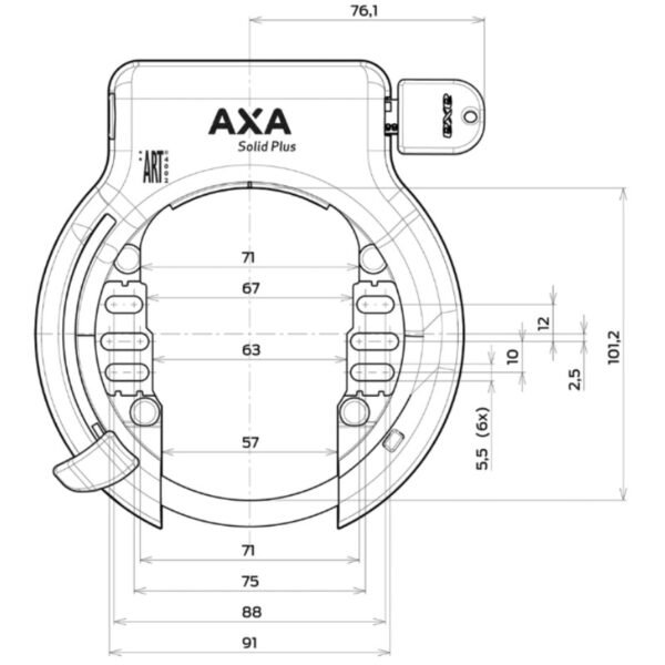 КАТИНАР AXA SOLID PLUS СЪС ЗАКАЛЕНА СТОМАНА ЗА ВЪРХОВНА ЗАЩИТА СРЕЩУ КРАЖБА С ТЕХНОЛОГИЯ ПРОТИВ ПРОБИВАНЕ И PLUG-IN СЪВМЕСТИМОСТ - Image 7