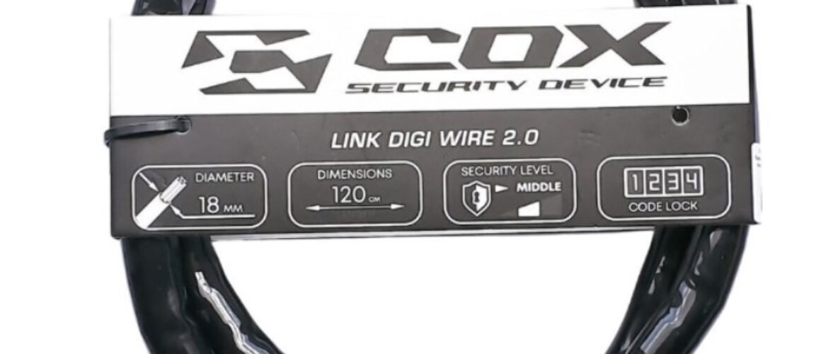 СИГУРЕН И ГЪВКАВ КАТИНАР ПРЕШЛЕН COX LDW2.0 LINK 18 X 1200 С КОДОВА КОМБИНАЦИЯ И ЛЕСНА ПРЕНОСИМОСТ